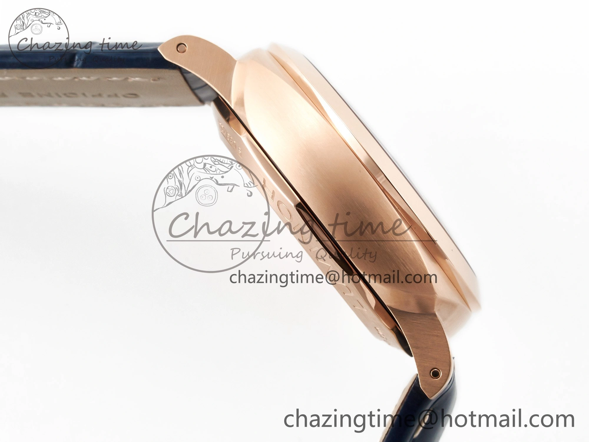 PAM1112 W TTF 1:1 Best Edition on Blue Leather Strap P Versatile 8325