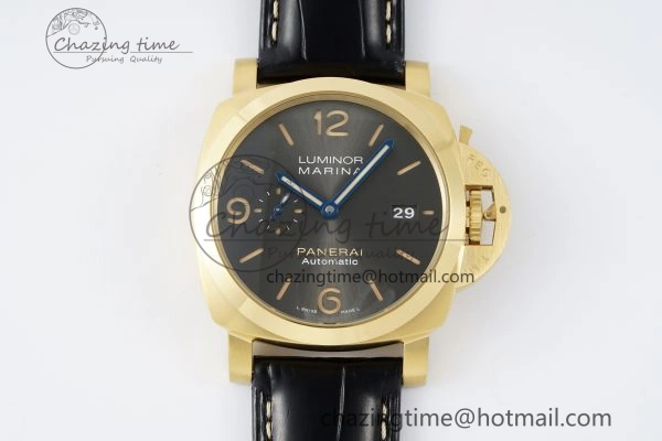 HighPerformance PAM1115 VSF 1:1 Best Edition Black Dial on Black Leather Strap P 8357