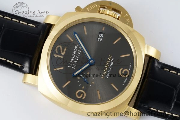 HighPerformance PAM1115 VSF 1:1 Best Edition Black Dial on Black Leather Strap P 8357