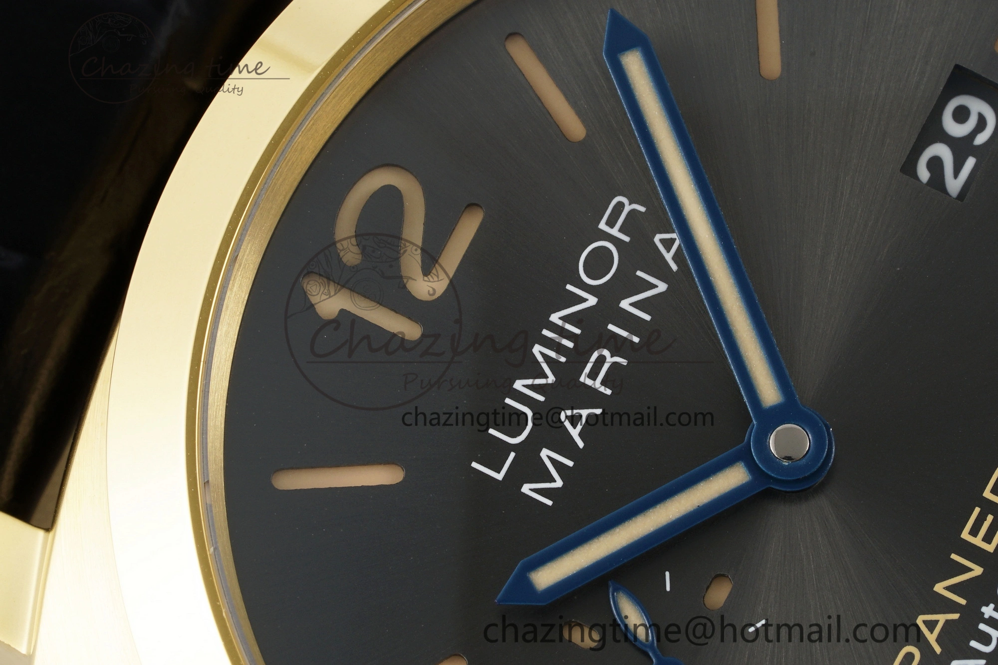 HighPerformance PAM1115 VSF 1:1 Best Edition Black Dial on Black Leather Strap P 8357