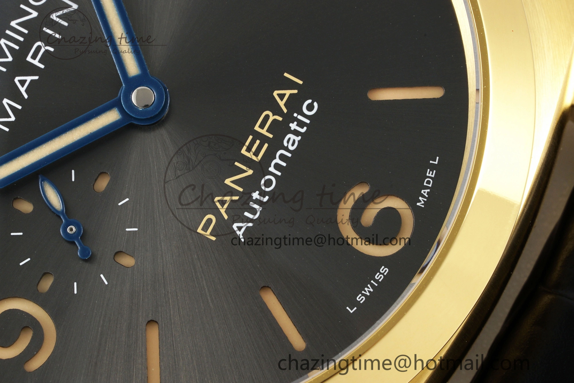 HighPerformance PAM1115 VSF 1:1 Best Edition Black Dial on Black Leather Strap P 8357