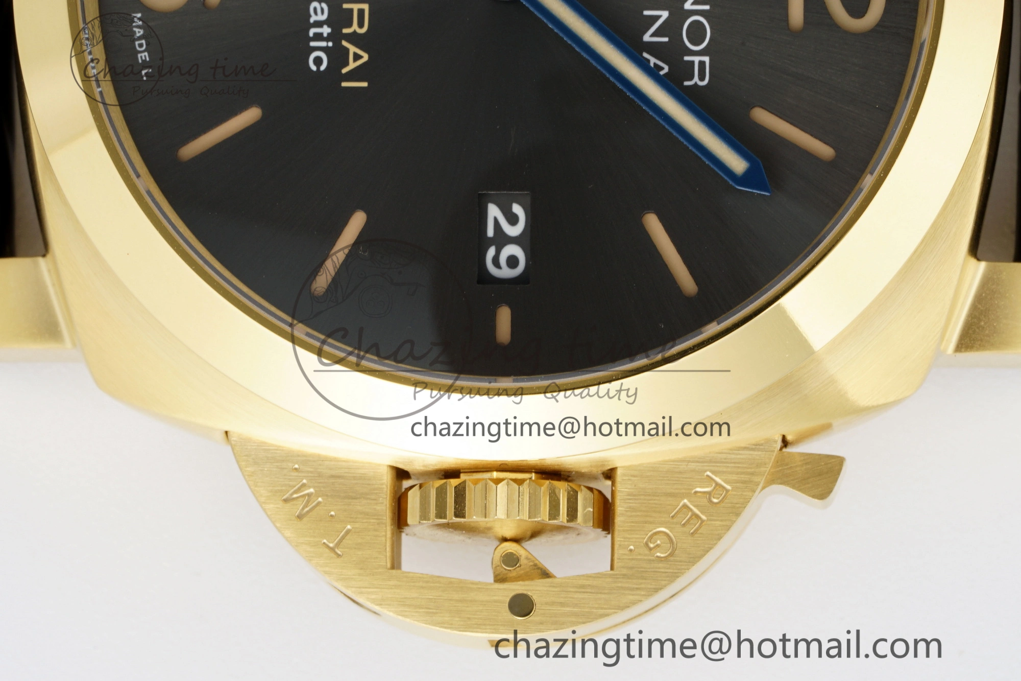 HighPerformance PAM1115 VSF 1:1 Best Edition Black Dial on Black Leather Strap P 8357