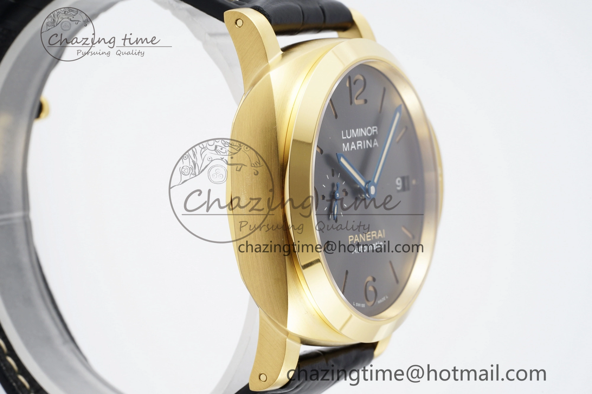HighPerformance PAM1115 VSF 1:1 Best Edition Black Dial on Black Leather Strap P 8357