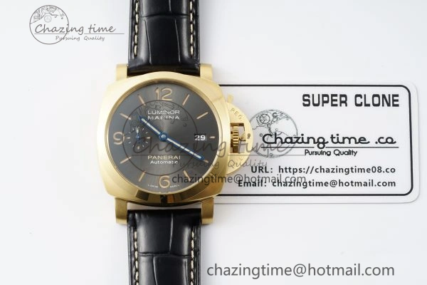 HighPerformance PAM1115 VSF 1:1 Best Edition Black Dial on Black Leather Strap P 8357