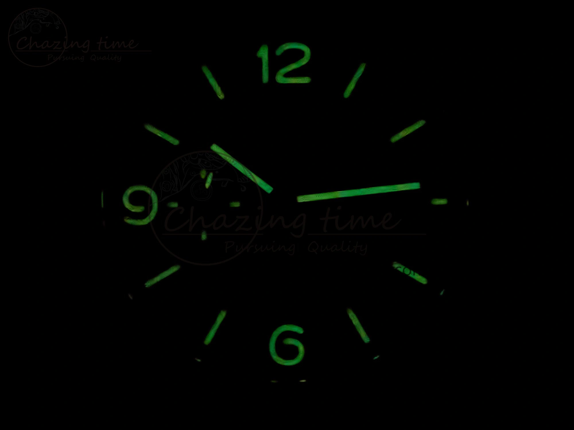 Practical PAM1116 S TTF 1:1 Best Edition Dark Green Dial on Brown Leather Strap P 8336
