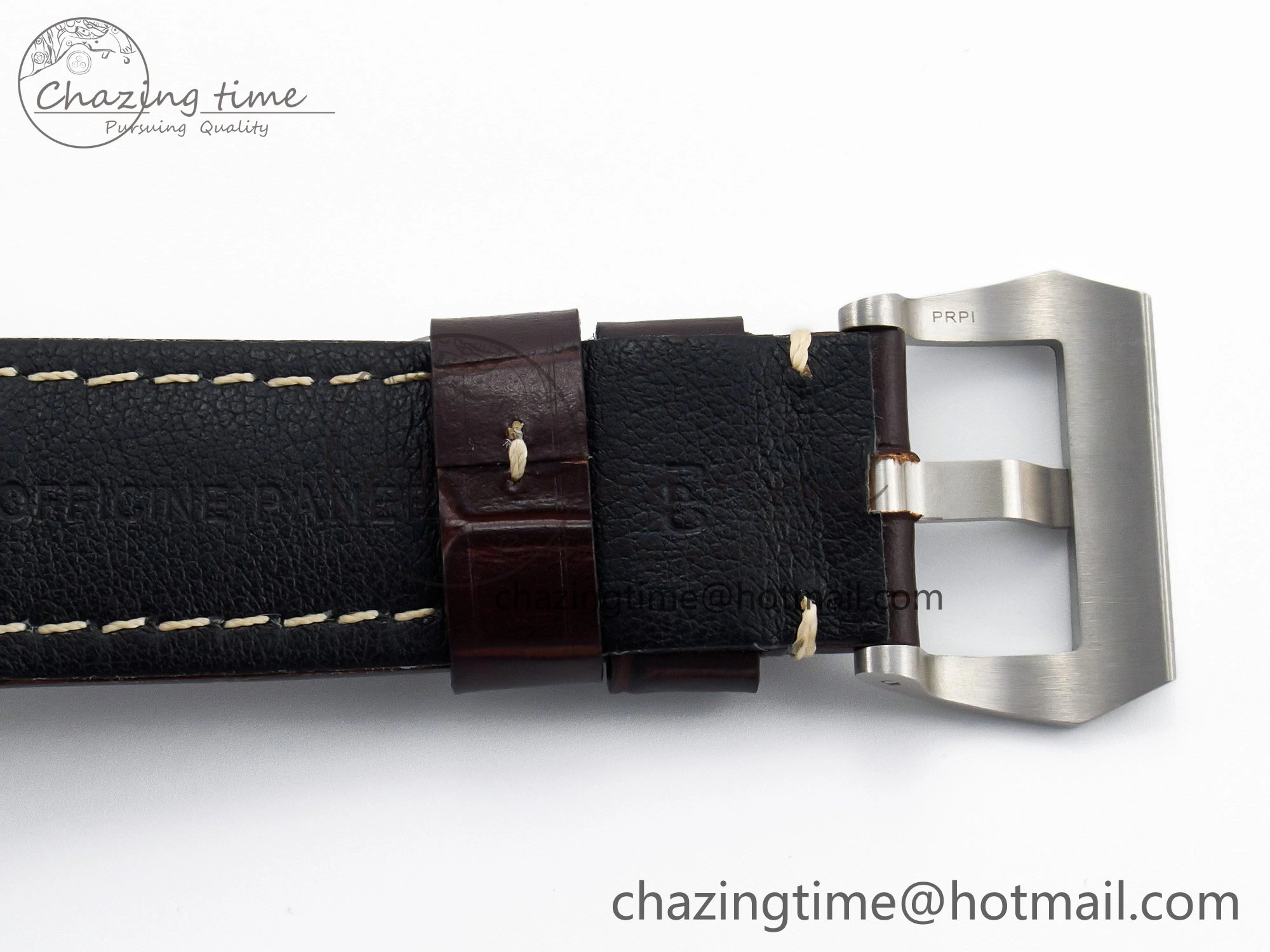 Practical PAM1116 S TTF 1:1 Best Edition Dark Green Dial on Brown Leather Strap P 8336