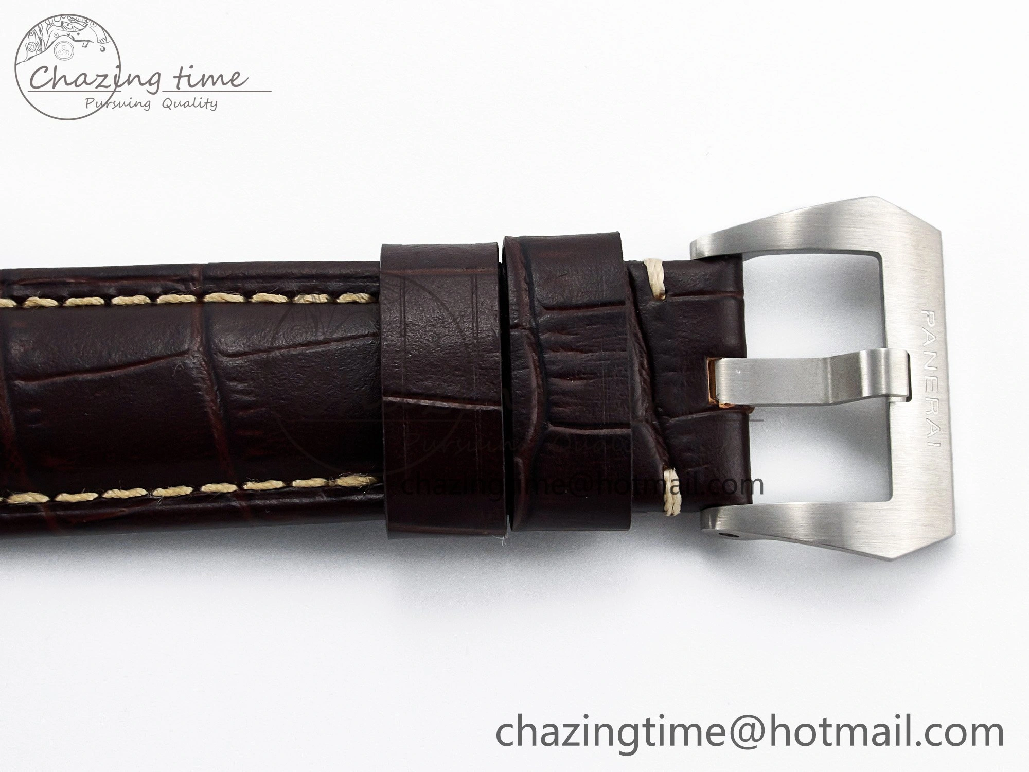 Practical PAM1116 S TTF 1:1 Best Edition Dark Green Dial on Brown Leather Strap P 8336