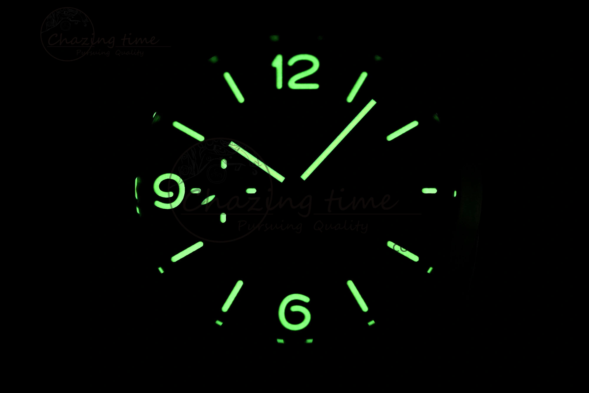 EasyMatch PAM1116 VSF 1:1 Best Edition Dark Green Dial on Brown Leather Strap P 8359