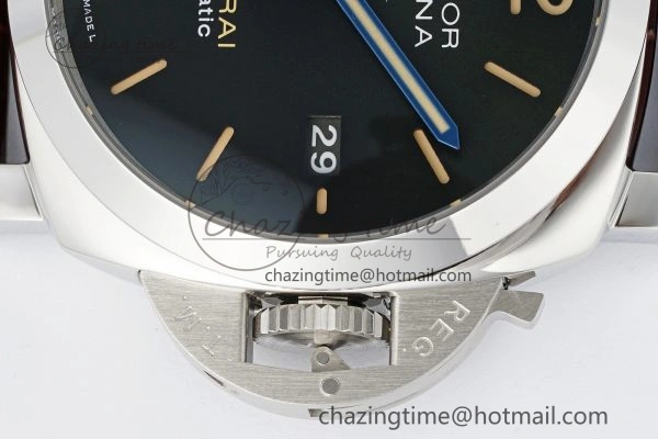 EasyMatch PAM1116 VSF 1:1 Best Edition Dark Green Dial on Brown Leather Strap P 8359