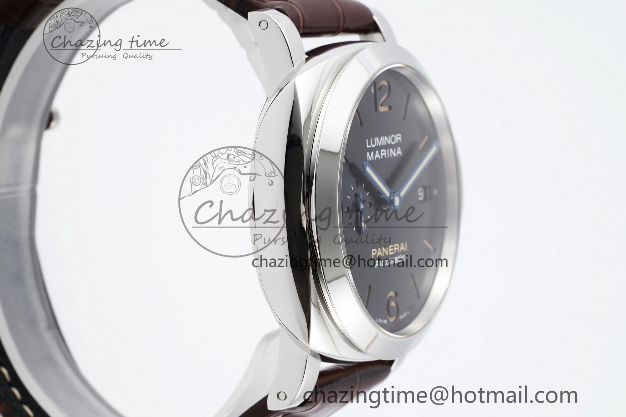 EasyMatch PAM1116 VSF 1:1 Best Edition Dark Green Dial on Brown Leather Strap P 8359