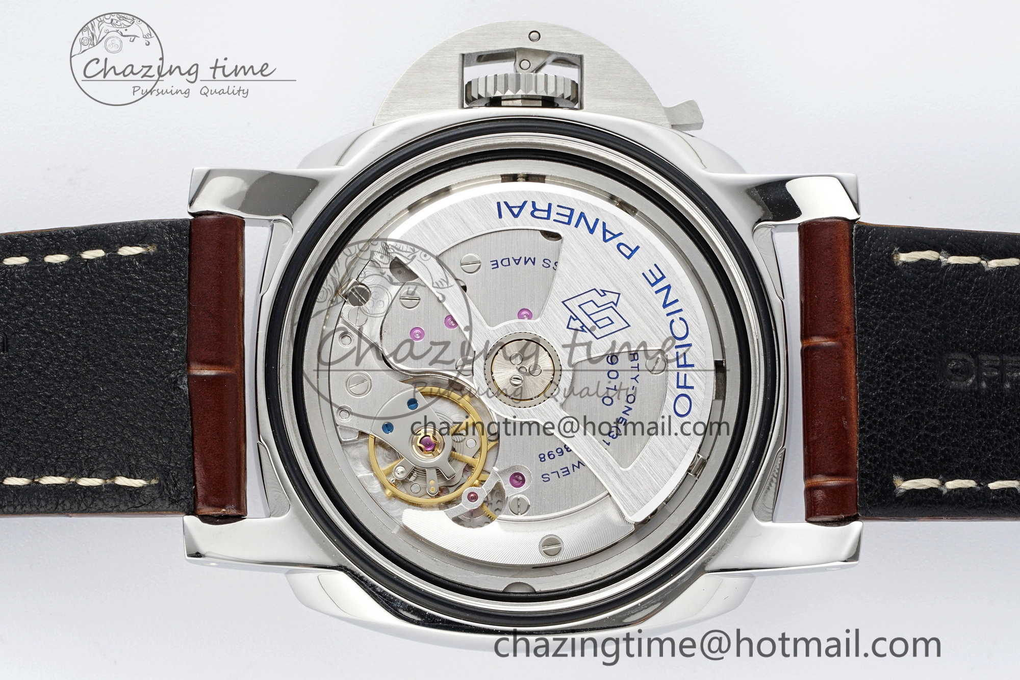 EasyMatch PAM1116 VSF 1:1 Best Edition Dark Green Dial on Brown Leather Strap P 8359