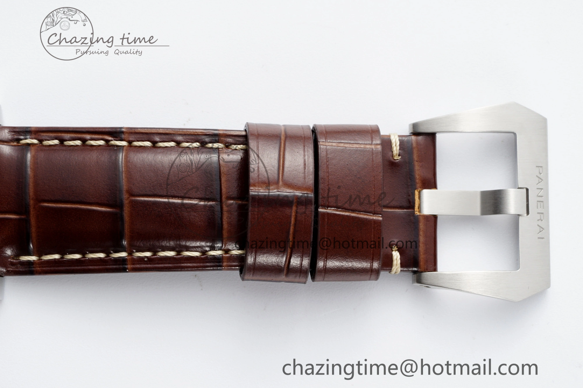 EasyMatch PAM1116 VSF 1:1 Best Edition Dark Green Dial on Brown Leather Strap P 8359