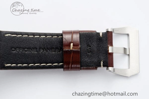 EasyMatch PAM1116 VSF 1:1 Best Edition Dark Green Dial on Brown Leather Strap P 8359