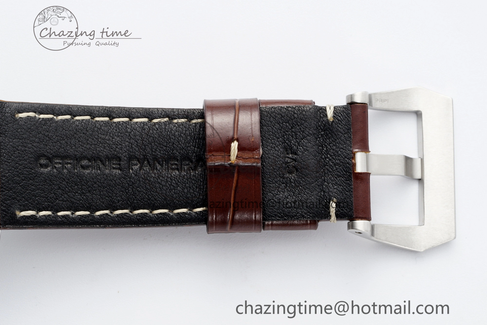 EasyMatch PAM1116 VSF 1:1 Best Edition Dark Green Dial on Brown Leather Strap P 8359