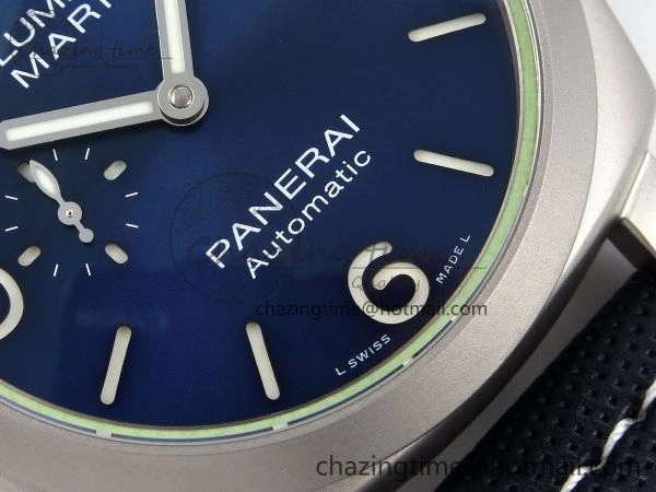 FlexibleFit PAM1117 Titanium TTF 1:1 Best Edition Blue Dial on Blue Kevlar Composite Strap P 8313