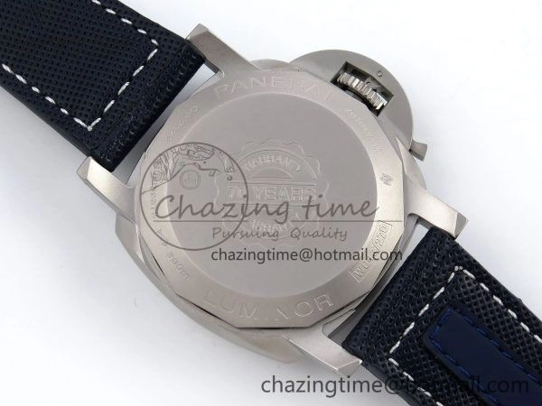 FlexibleFit PAM1117 Titanium TTF 1:1 Best Edition Blue Dial on Blue Kevlar Composite Strap P 8313