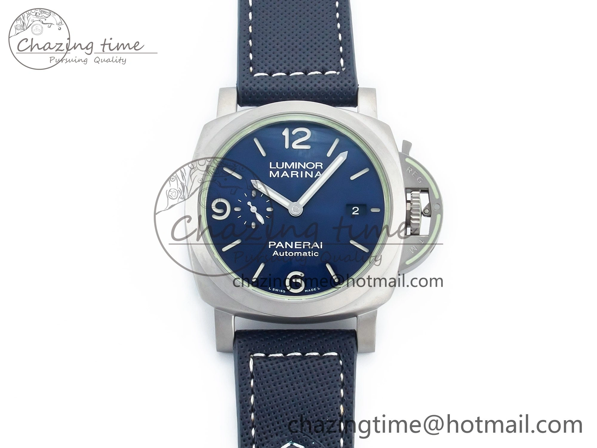 PAM1117 W TTF 1:1 Best Edition on Blue Nylon Strap P Neat 8338