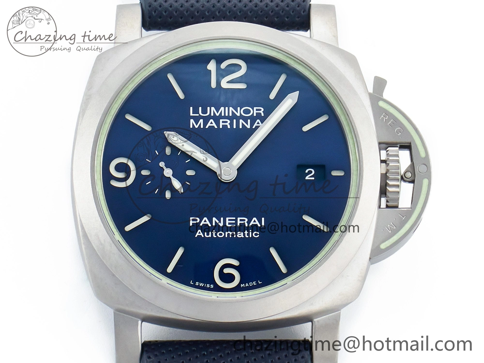 PAM1117 W TTF 1:1 Best Edition on Blue Nylon Strap P Neat 8338