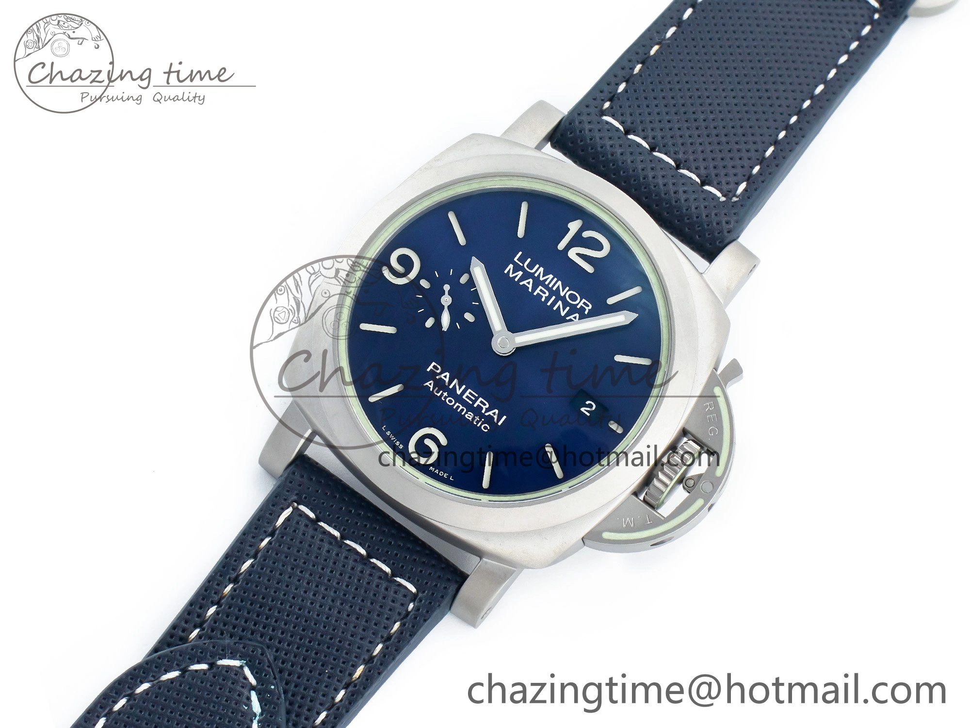 PAM1117 W TTF 1:1 Best Edition on Blue Nylon Strap P Neat 8338