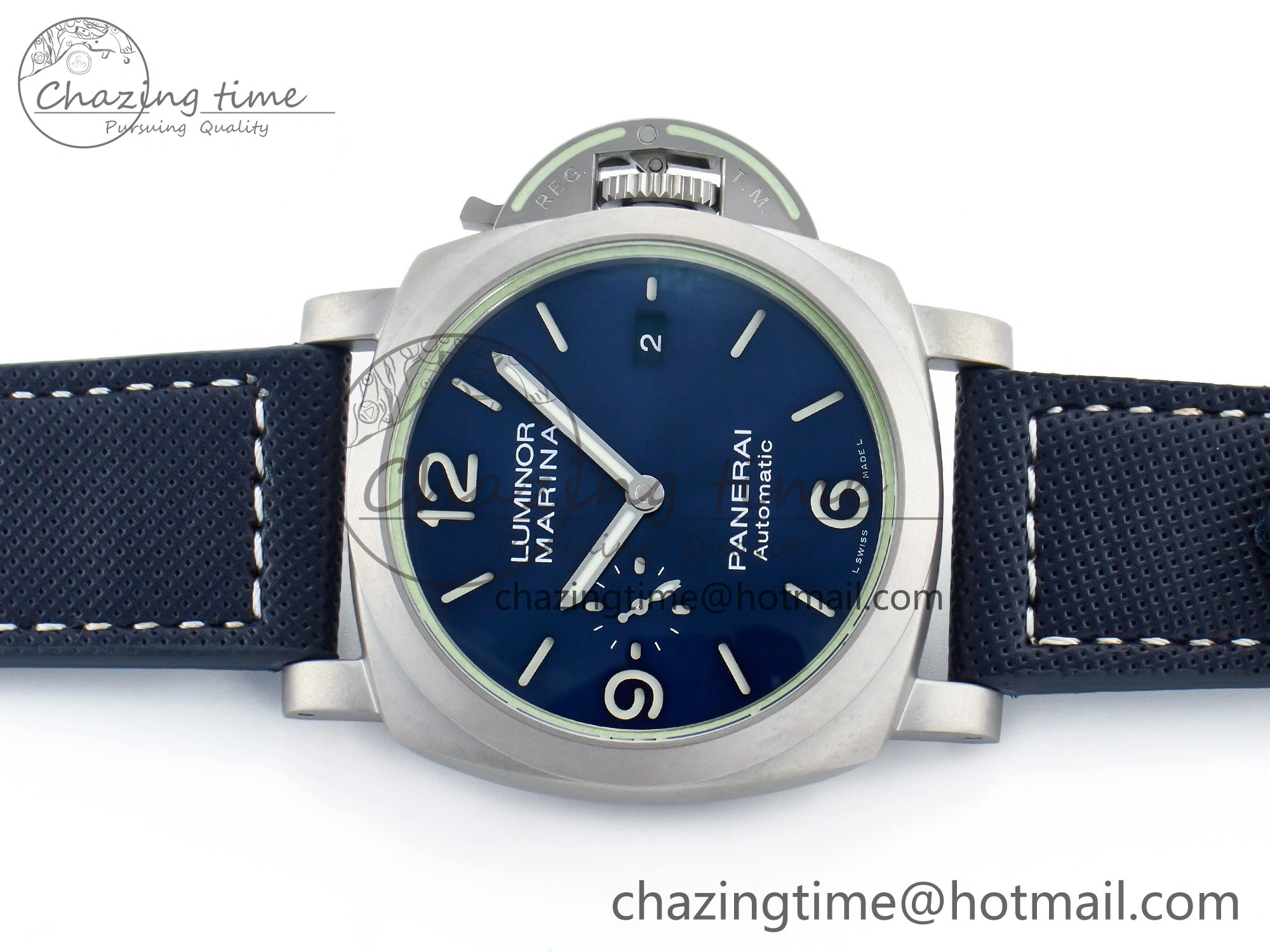 PAM1117 W TTF 1:1 Best Edition on Blue Nylon Strap P Neat 8338