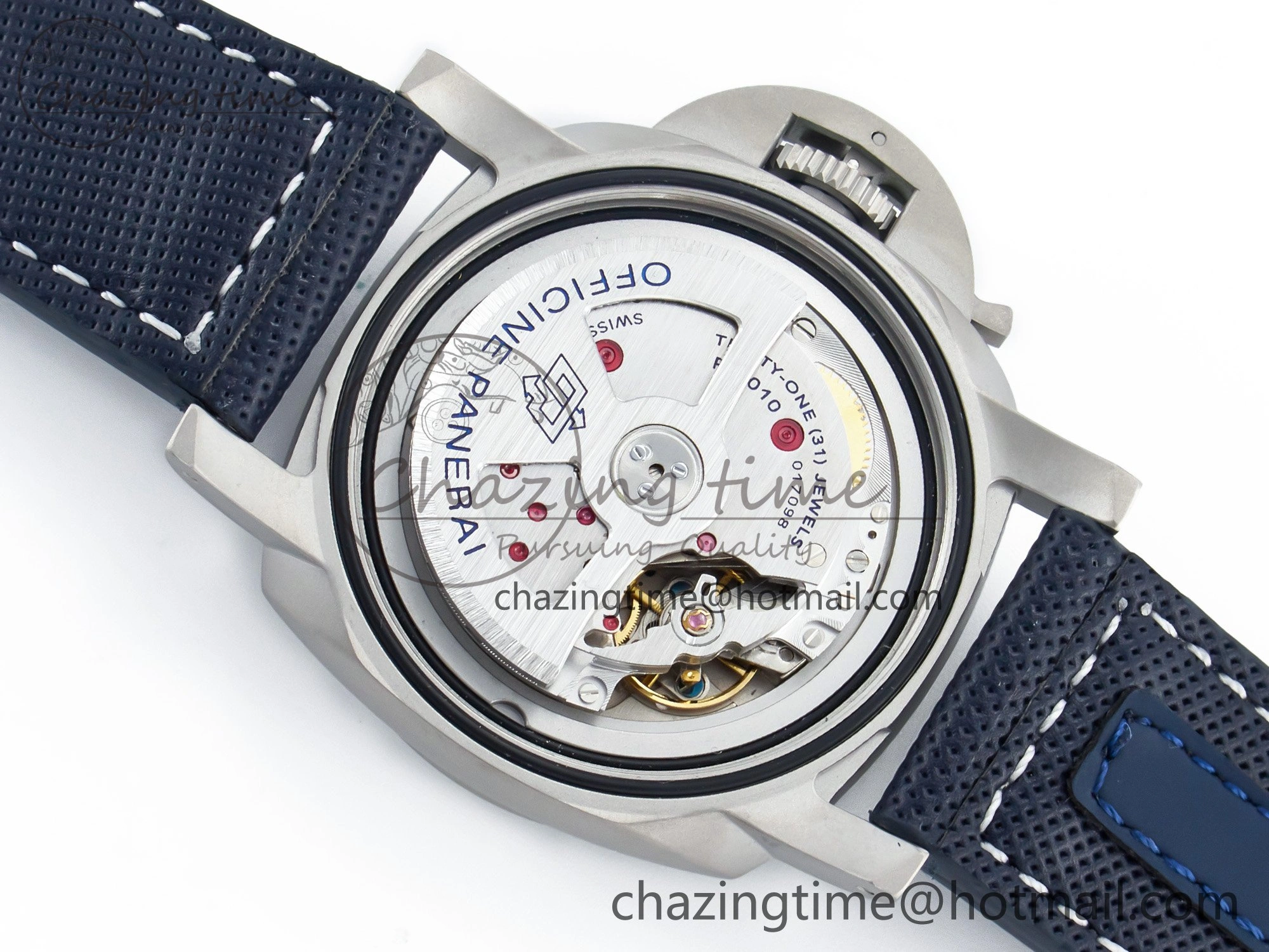 PAM1117 W TTF 1:1 Best Edition on Blue Nylon Strap P Neat 8338
