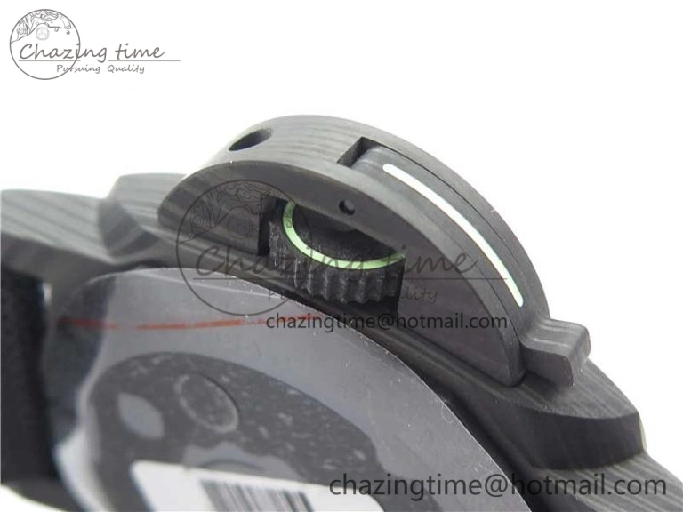 PAM1118 Luminor Marina “Luminous Trilogy” VSF 1:1 Best Edition on Black Sportech Strap P.9010 Clone Classic 8406