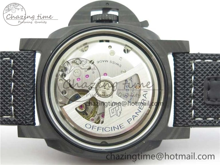 PAM1118 Luminor Marina “Luminous Trilogy” VSF 1:1 Best Edition on Black Sportech Strap P.9010 Clone Classic 8406