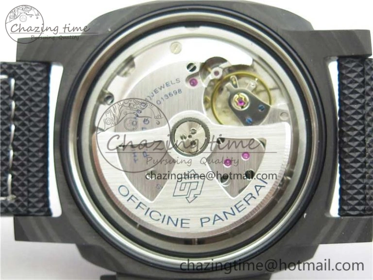PAM1118 Luminor Marina “Luminous Trilogy” VSF 1:1 Best Edition on Black Sportech Strap P.9010 Clone Classic 8406