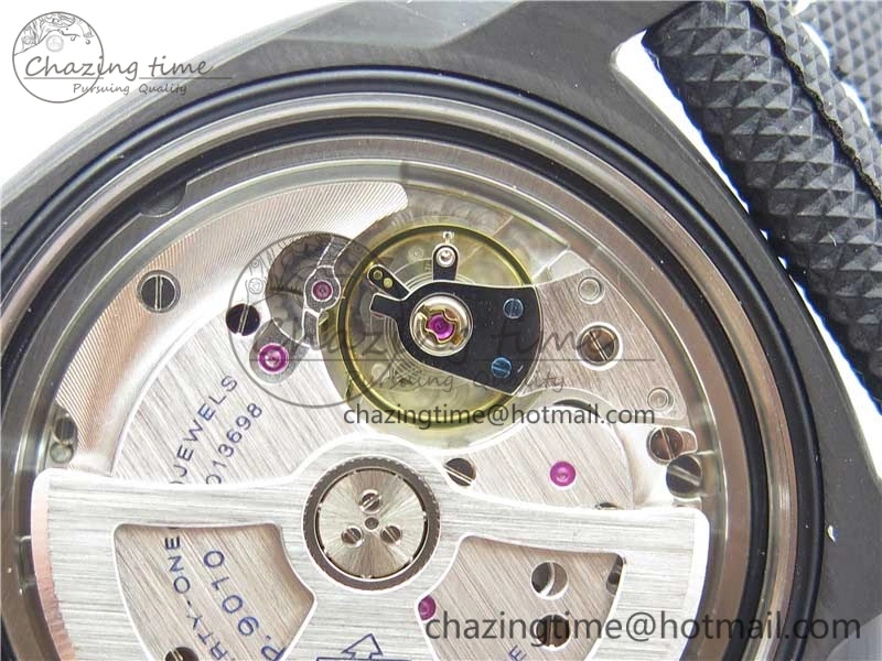 PAM1118 Luminor Marina “Luminous Trilogy” VSF 1:1 Best Edition on Black Sportech Strap P.9010 Clone Classic 8406