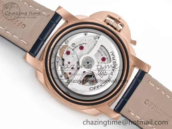 SmoothTexture PAM1157 W TTF 1:1 Best Edition on Blue Leather Strap P 8337