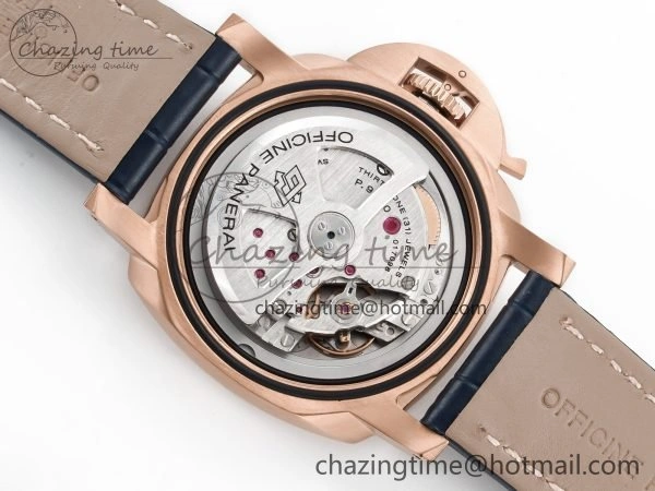 SmoothTexture PAM1157 W TTF 1:1 Best Edition on Blue Leather Strap P 8337
