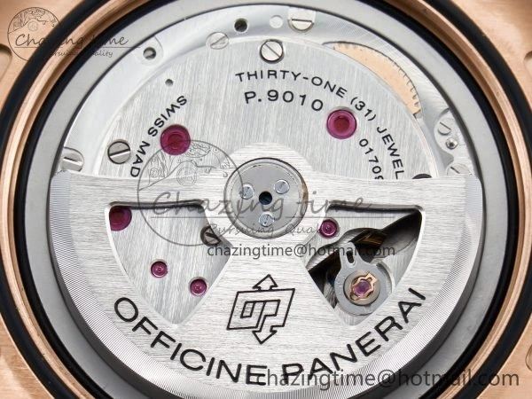 SmoothTexture PAM1157 W TTF 1:1 Best Edition on Blue Leather Strap P 8337