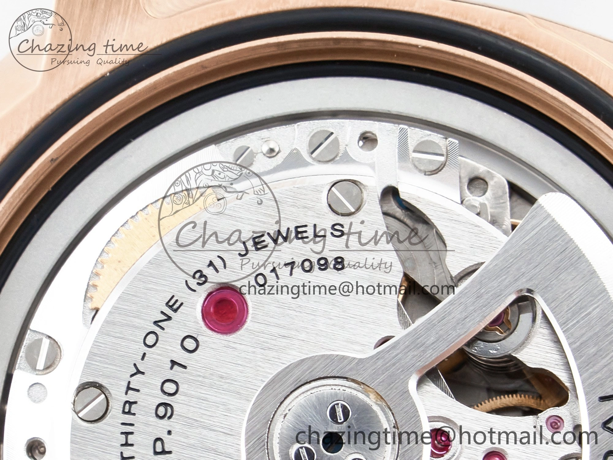 SmoothTexture PAM1157 W TTF 1:1 Best Edition on Blue Leather Strap P 8337