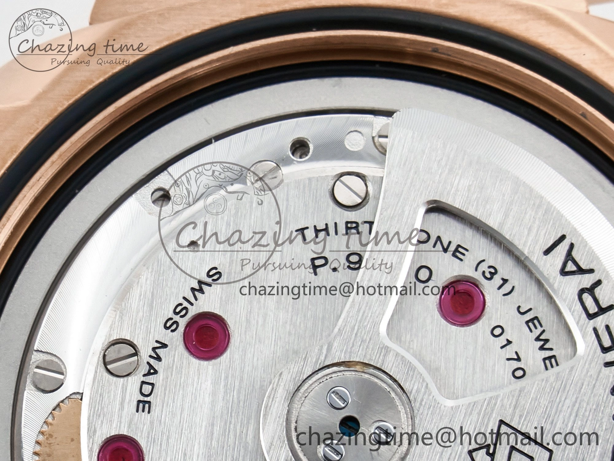 SmoothTexture PAM1157 W TTF 1:1 Best Edition on Blue Leather Strap P 8337