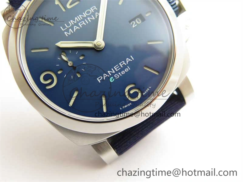 Snug PAM1157 W TTF 1:1 Best Edition on Blue Nylon Strap P 8365