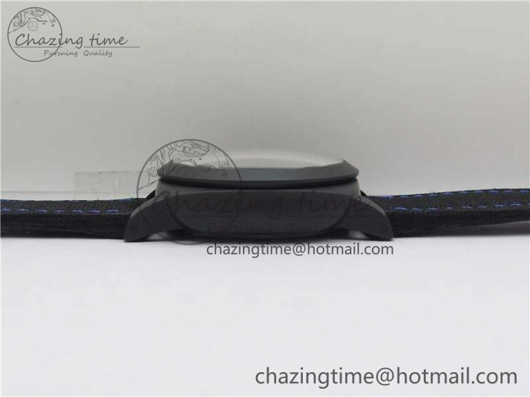 PAM1176 GMT Bucherer VSF 1:1 Best Edition Black Dial on Textile Strap P.9011 Super Clone HighPerformance 8381