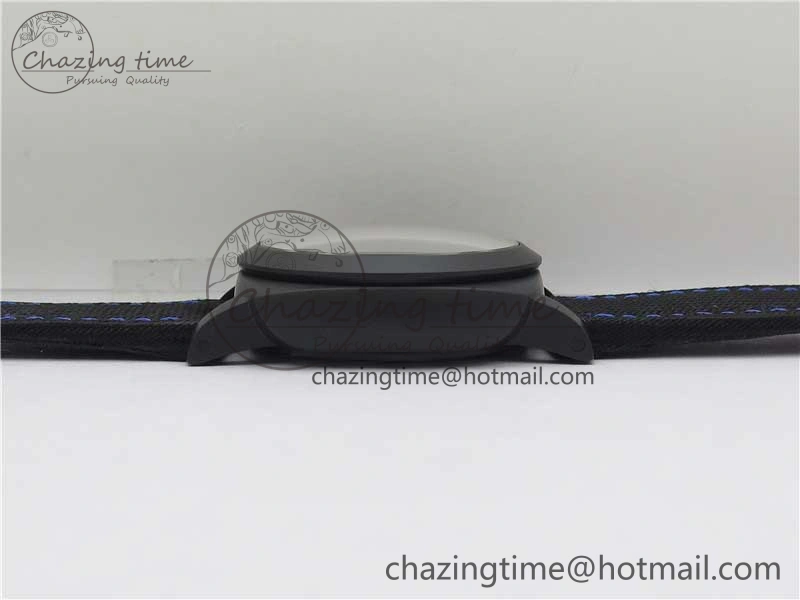 PAM1176 GMT Bucherer VSF 1:1 Best Edition Black Dial on Textile Strap P.9011 Super Clone HighPerformance 8381