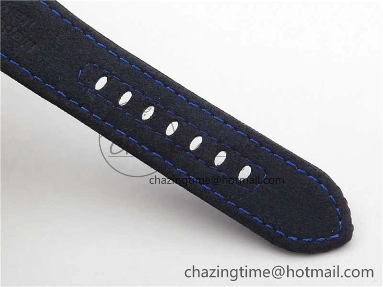 PAM1176 GMT Bucherer VSF 1:1 Best Edition Black Dial on Textile Strap P.9011 Super Clone HighPerformance 8381