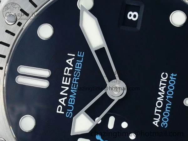 PAM1229 V SS TTF 1:1 Best Edition on Black Rubber Strap P Vibrant 8333