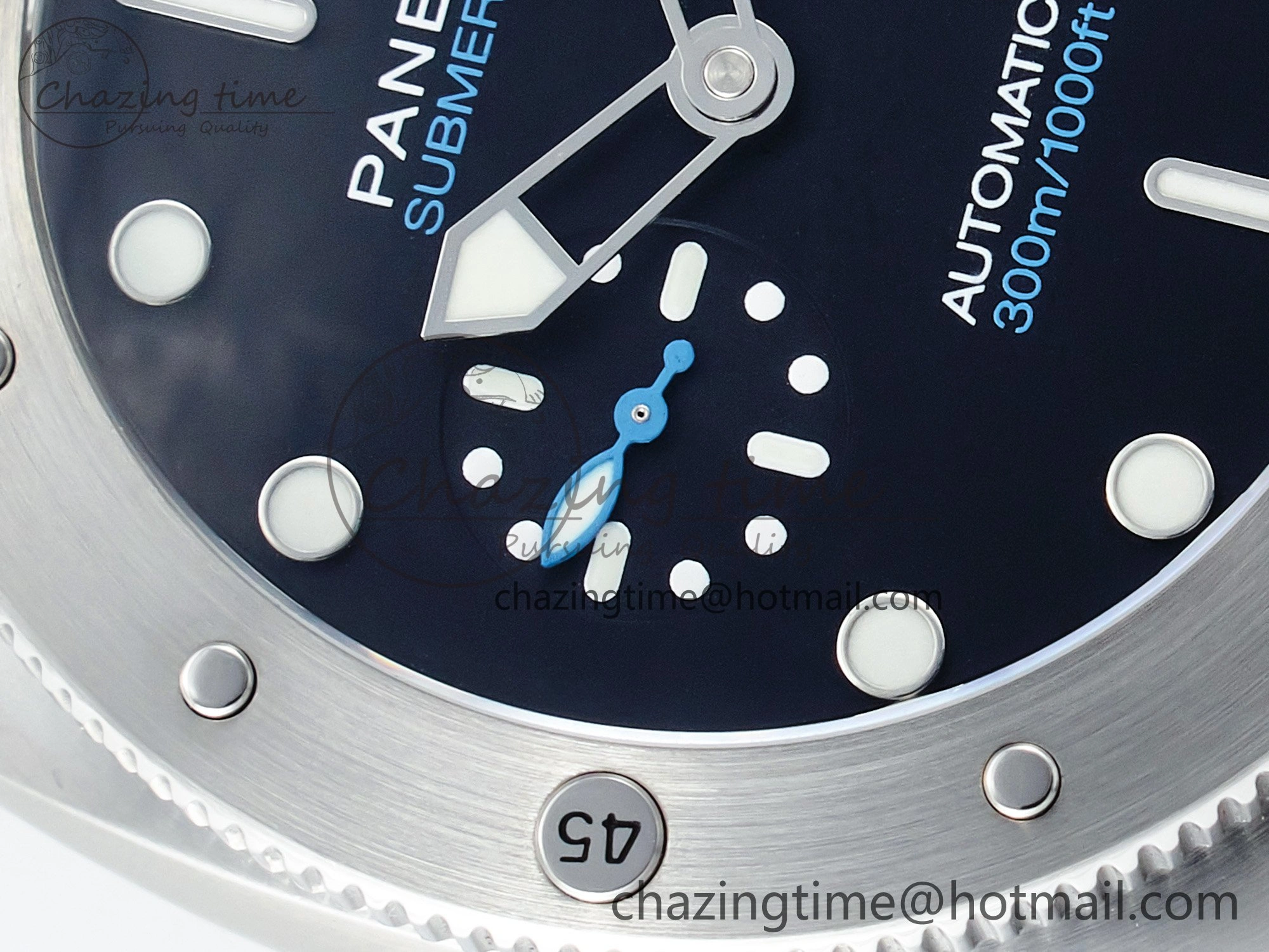 PAM1229 V SS TTF 1:1 Best Edition on Black Rubber Strap P Vibrant 8333