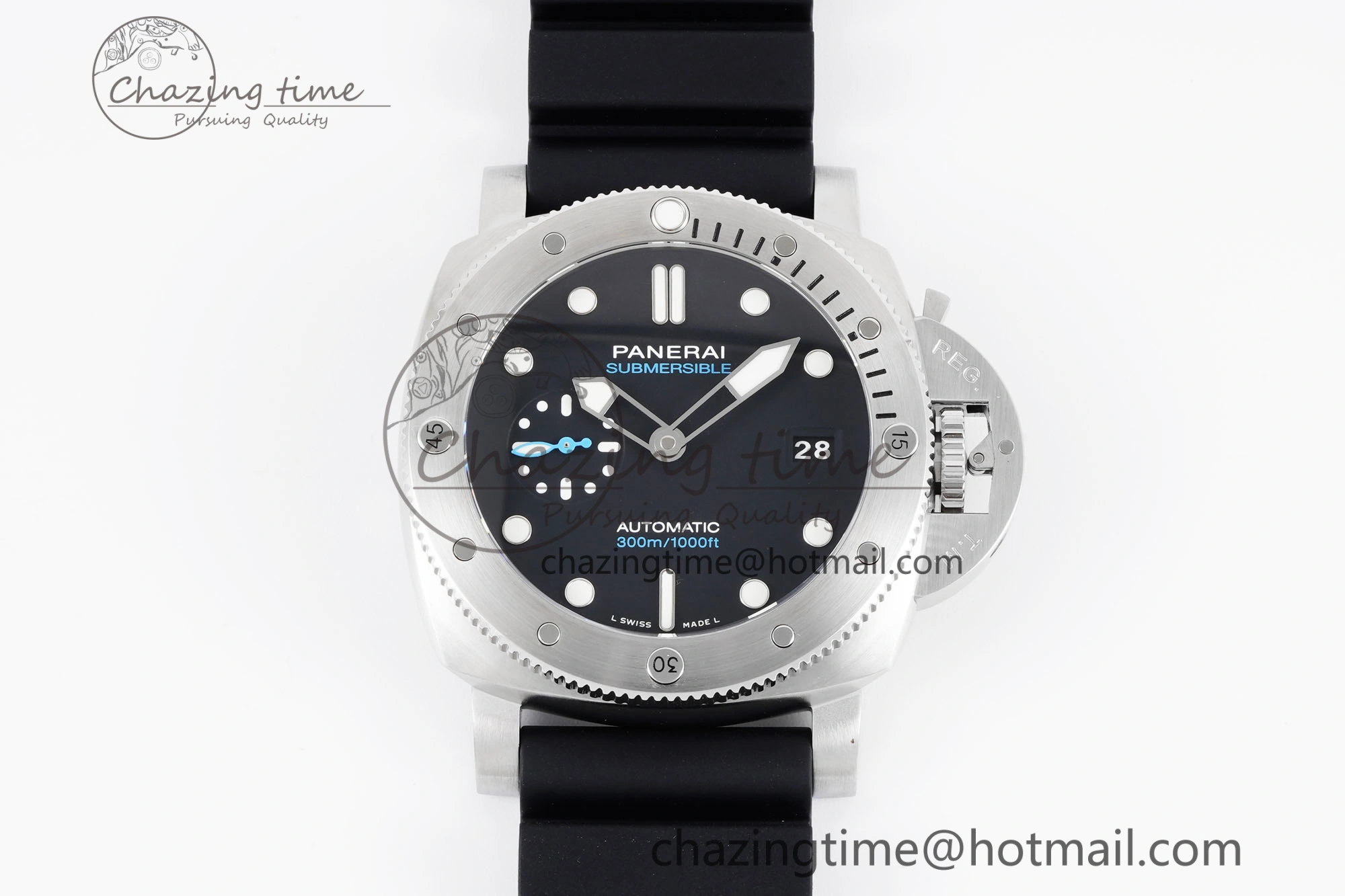 PAM1229 Y SBF 1:1 Best Edition Black Dial on Black Rubber Strap P RelaxedFit 8354