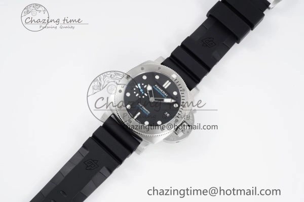 PAM1229 Y SBF 1:1 Best Edition Black Dial on Black Rubber Strap P RelaxedFit 8354
