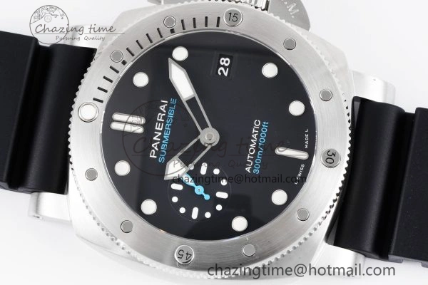 PAM1229 Y SBF 1:1 Best Edition Black Dial on Black Rubber Strap P RelaxedFit 8354