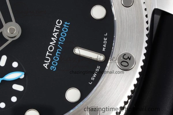 PAM1229 Y SBF 1:1 Best Edition Black Dial on Black Rubber Strap P RelaxedFit 8354