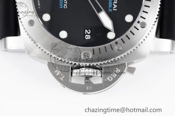 PAM1229 Y SBF 1:1 Best Edition Black Dial on Black Rubber Strap P RelaxedFit 8354