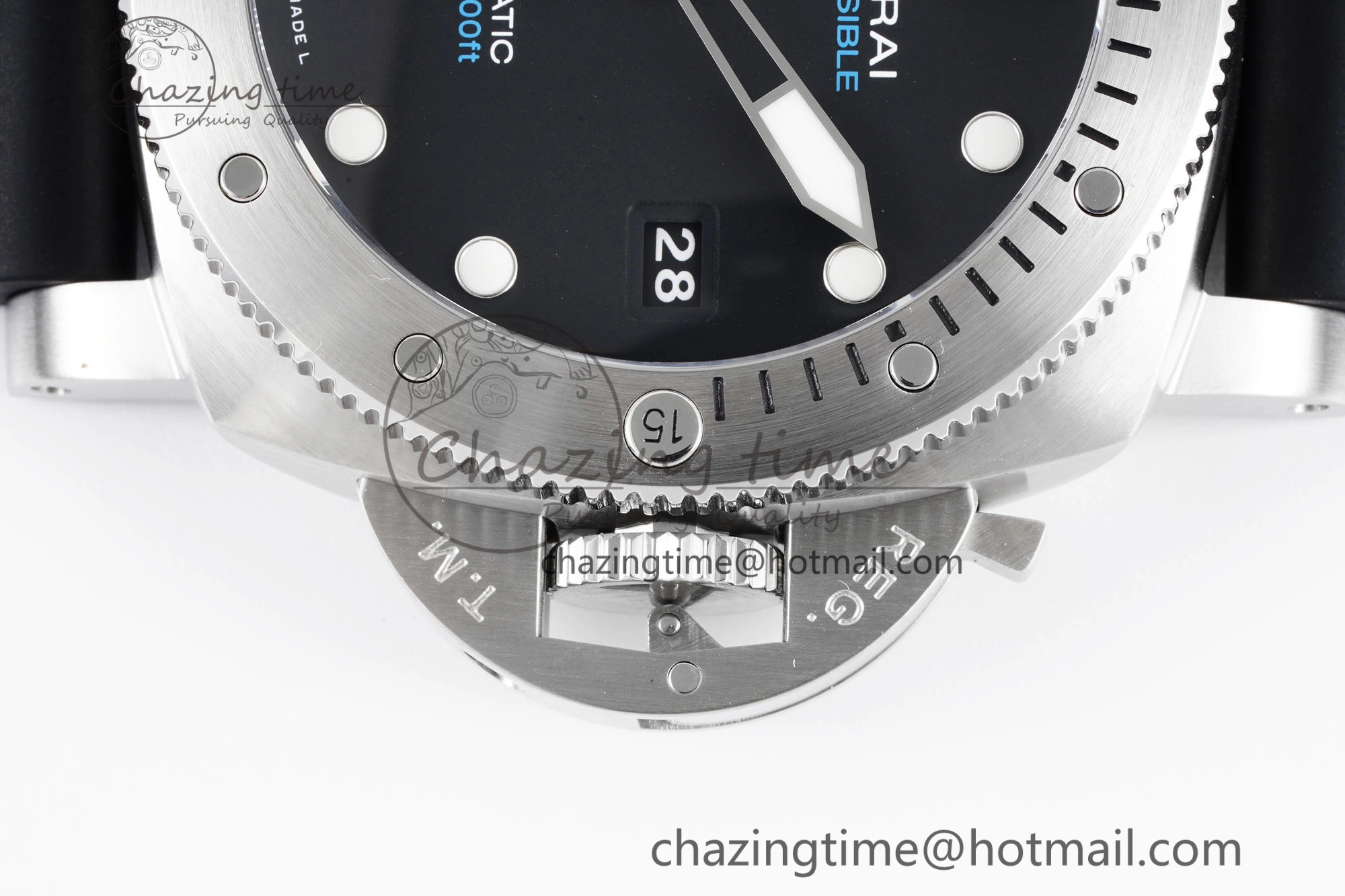 PAM1229 Y SBF 1:1 Best Edition Black Dial on Black Rubber Strap P RelaxedFit 8354
