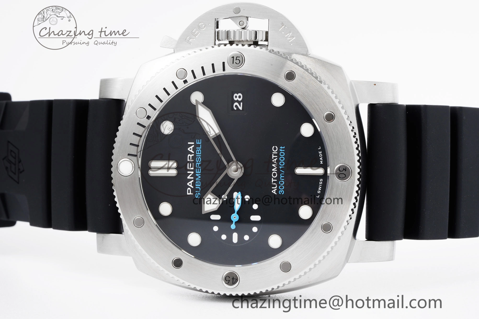 PAM1229 Y SBF 1:1 Best Edition Black Dial on Black Rubber Strap P RelaxedFit 8354