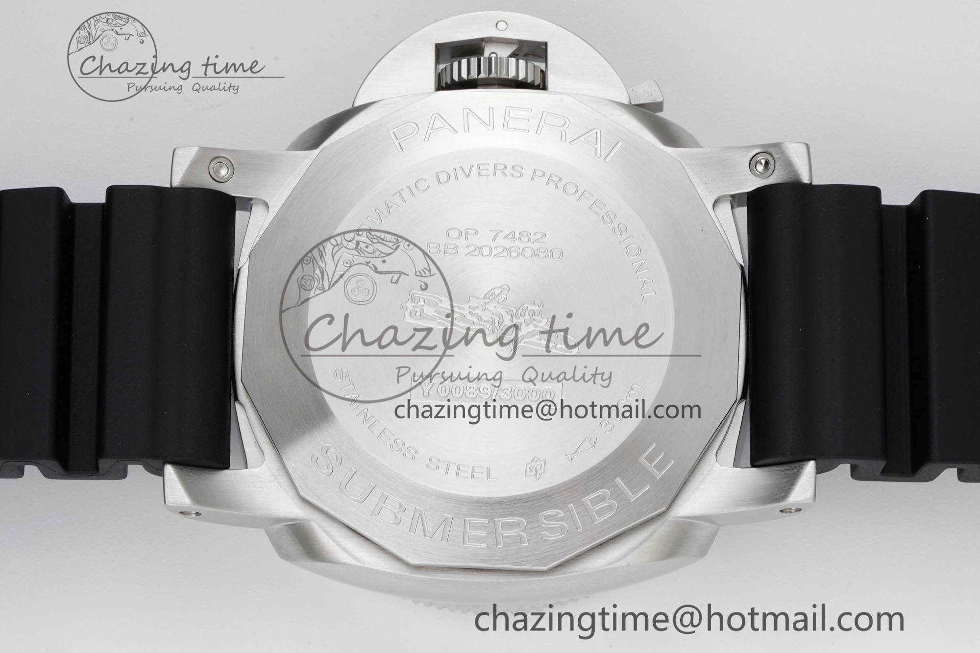 PAM1229 Y SBF 1:1 Best Edition Black Dial on Black Rubber Strap P RelaxedFit 8354