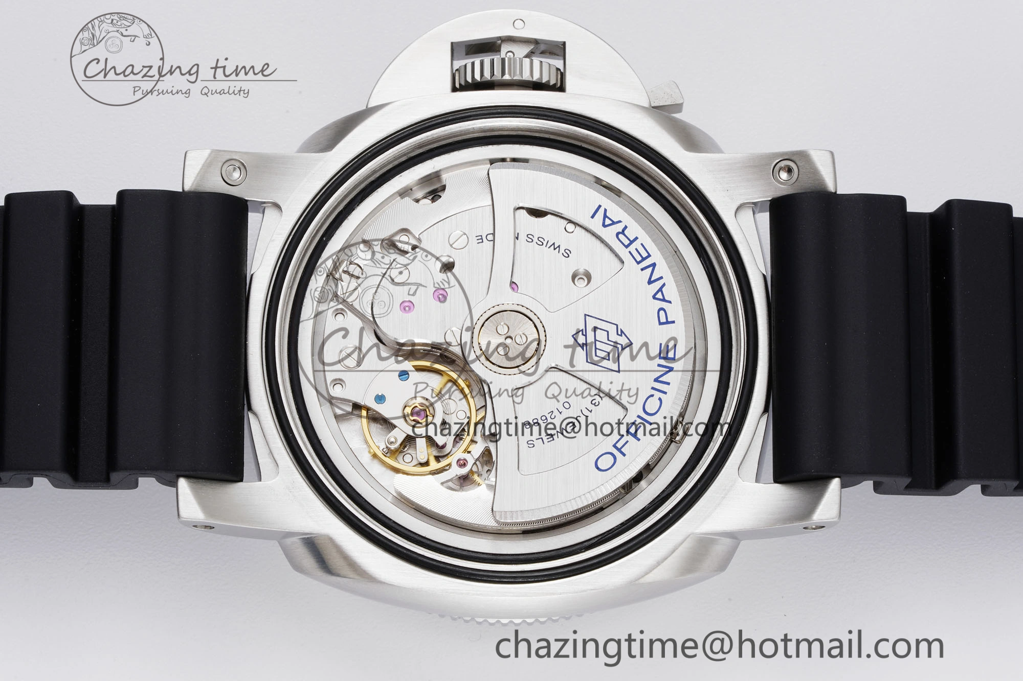 PAM1229 Y SBF 1:1 Best Edition Black Dial on Black Rubber Strap P RelaxedFit 8354
