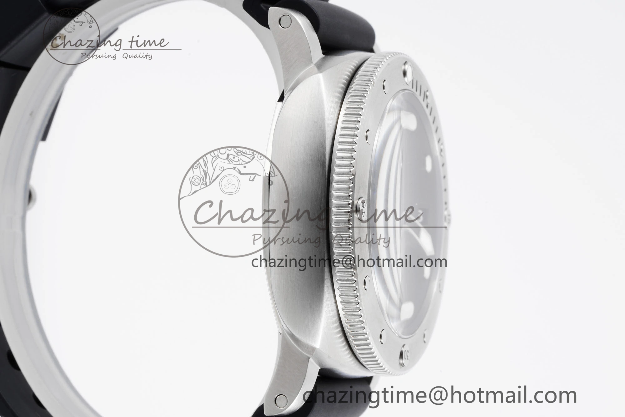 PAM1229 Y SBF 1:1 Best Edition Black Dial on Black Rubber Strap P RelaxedFit 8354